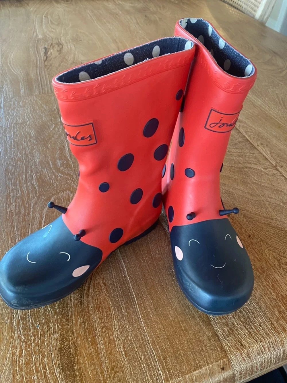 🐞 Joules Ladybug Rain-boots / Wellies 🐞